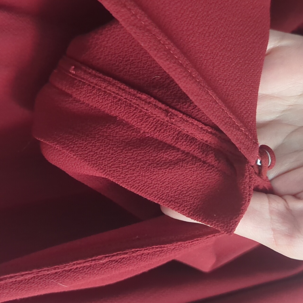 City Chic "Desire" Deep Red Maxi Dress - Picture 6 of 8